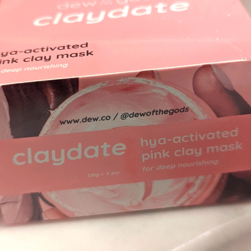 Claydate healing face mask